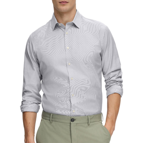Camicia Classica Slim Fit Puro Cotone ETHAN-SHIRT Uomo SELECTED