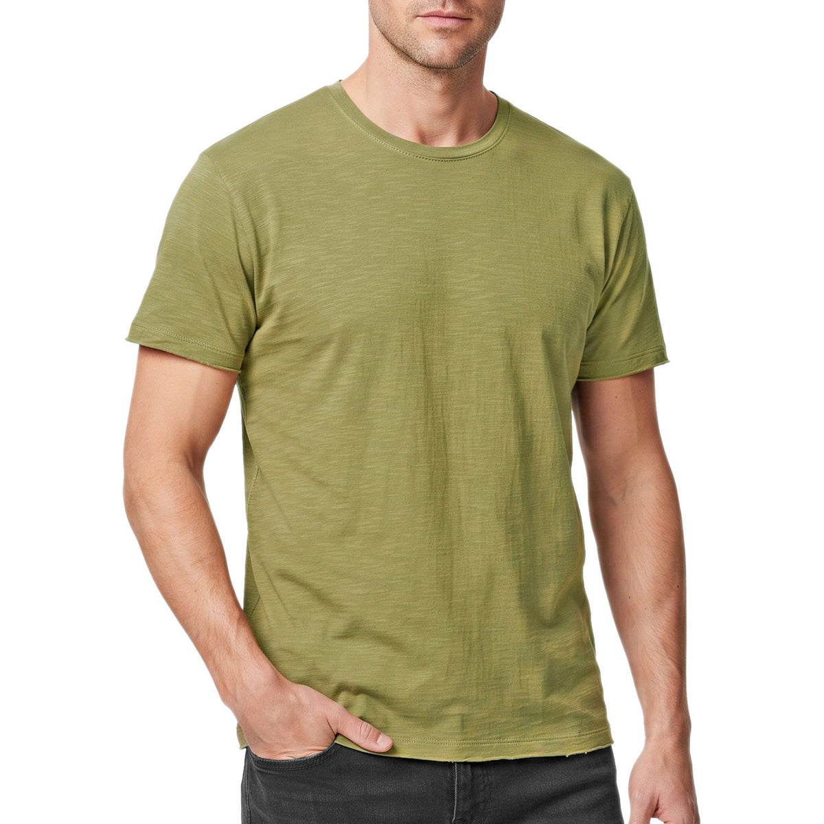 T-Shirt Girocollo Cotone Fiammato TM3556 Uomo CENSURED