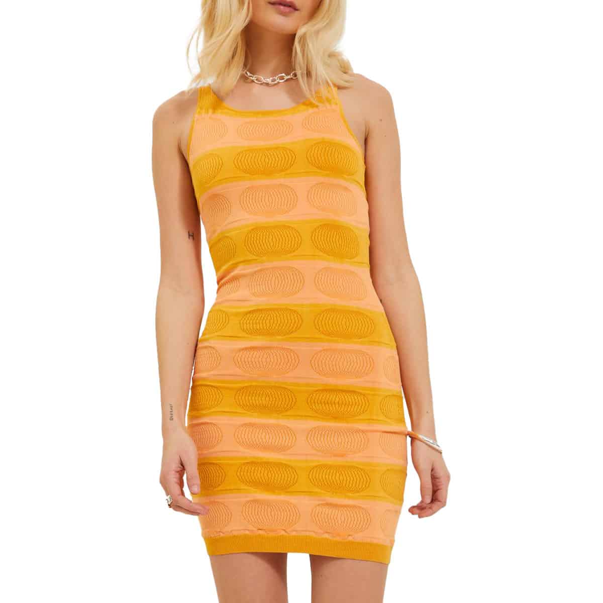 Abito Spalla Stretta Tubino Rigato NORI-DRESS Donna JJXX