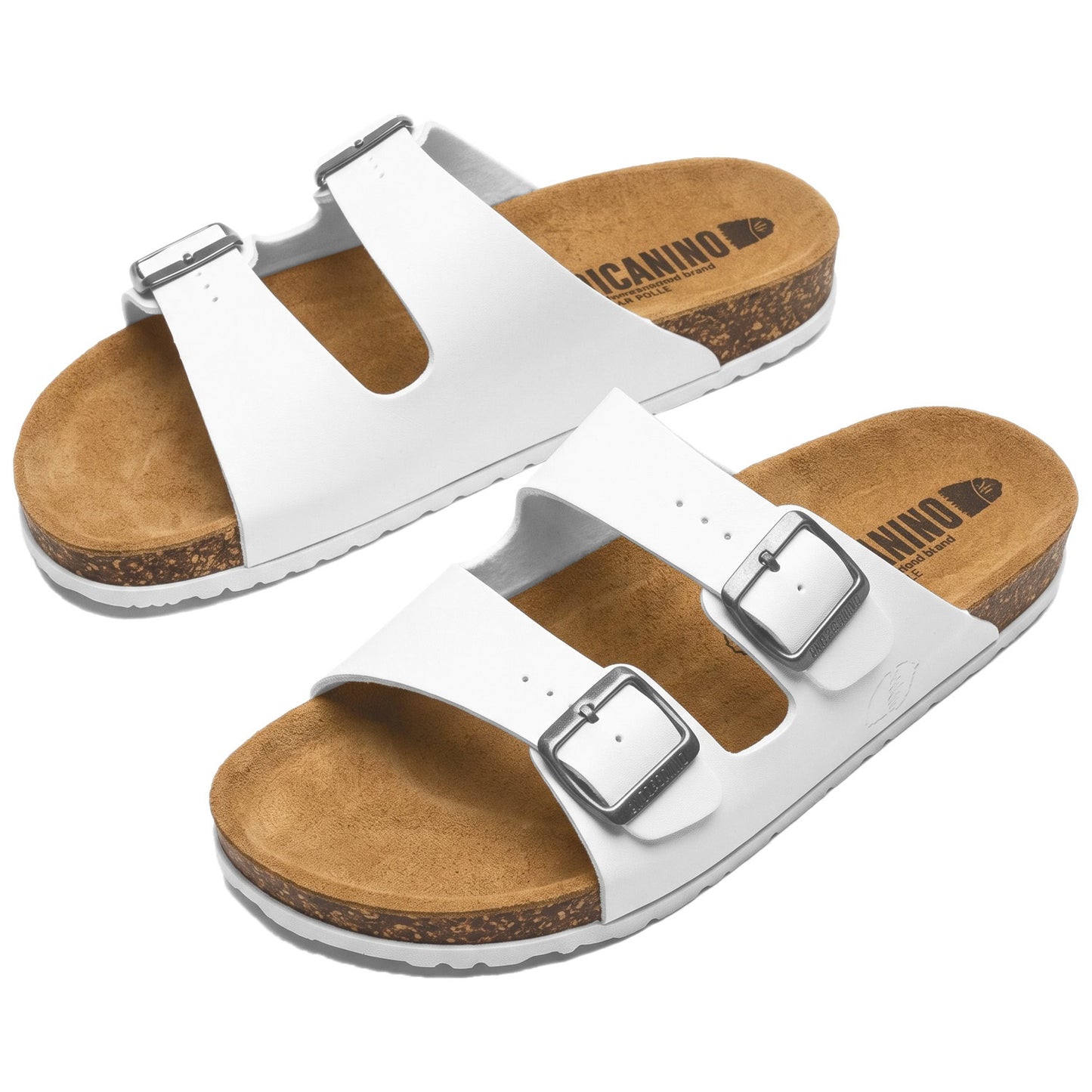 Ciabatta Doppia Fibbia Vera Pelle YELLOSTONE Donna AMERICANINO