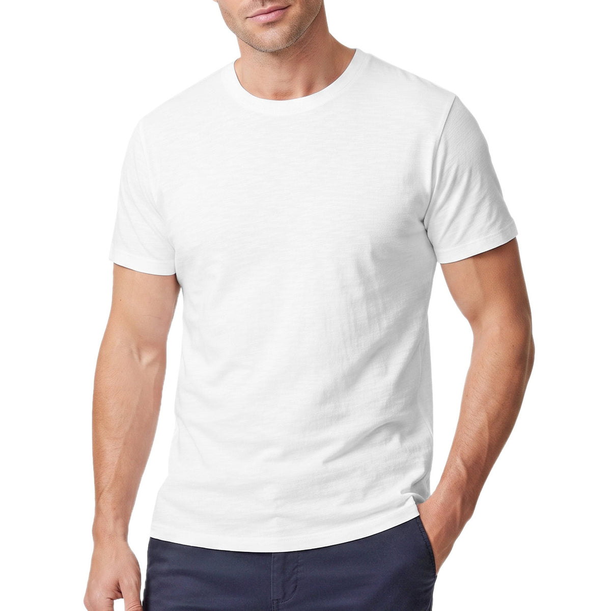 T-Shirt Girocollo Cotone Fiammato TM3556 Uomo CENSURED