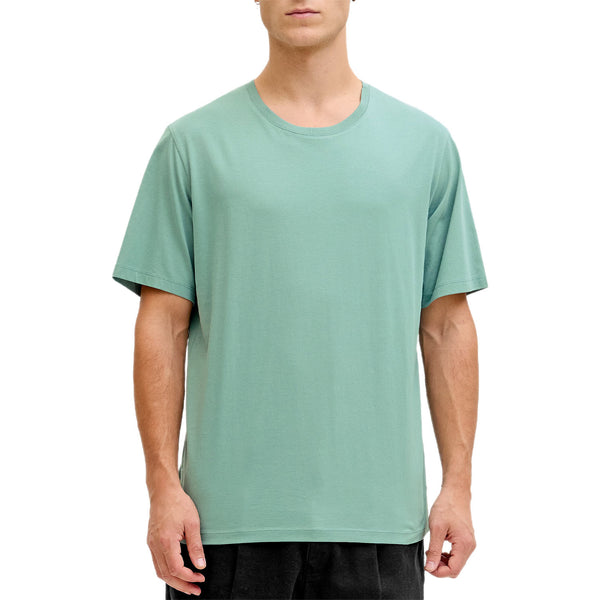 T-Shirt Tinta Unita Puro Cotone ORGANIC-TEE Uomo JACKJONES