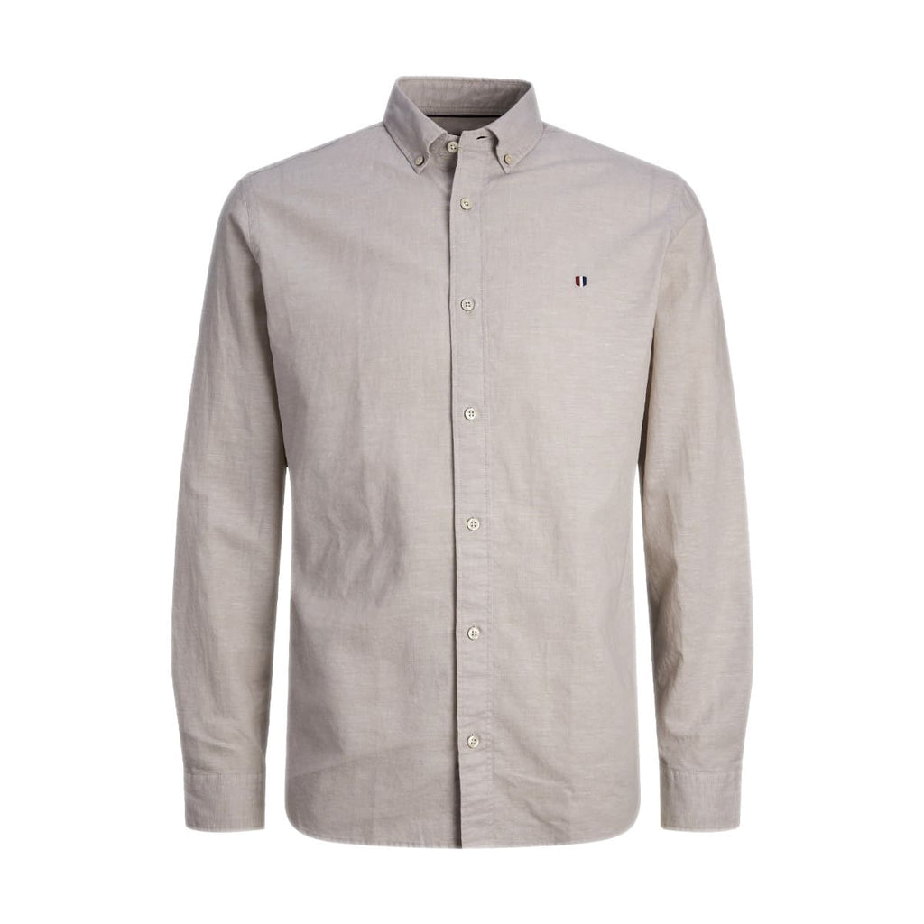 Camicia Classica Misto Lino SUMMER-SHIRT Uomo J&J PLUS FIT