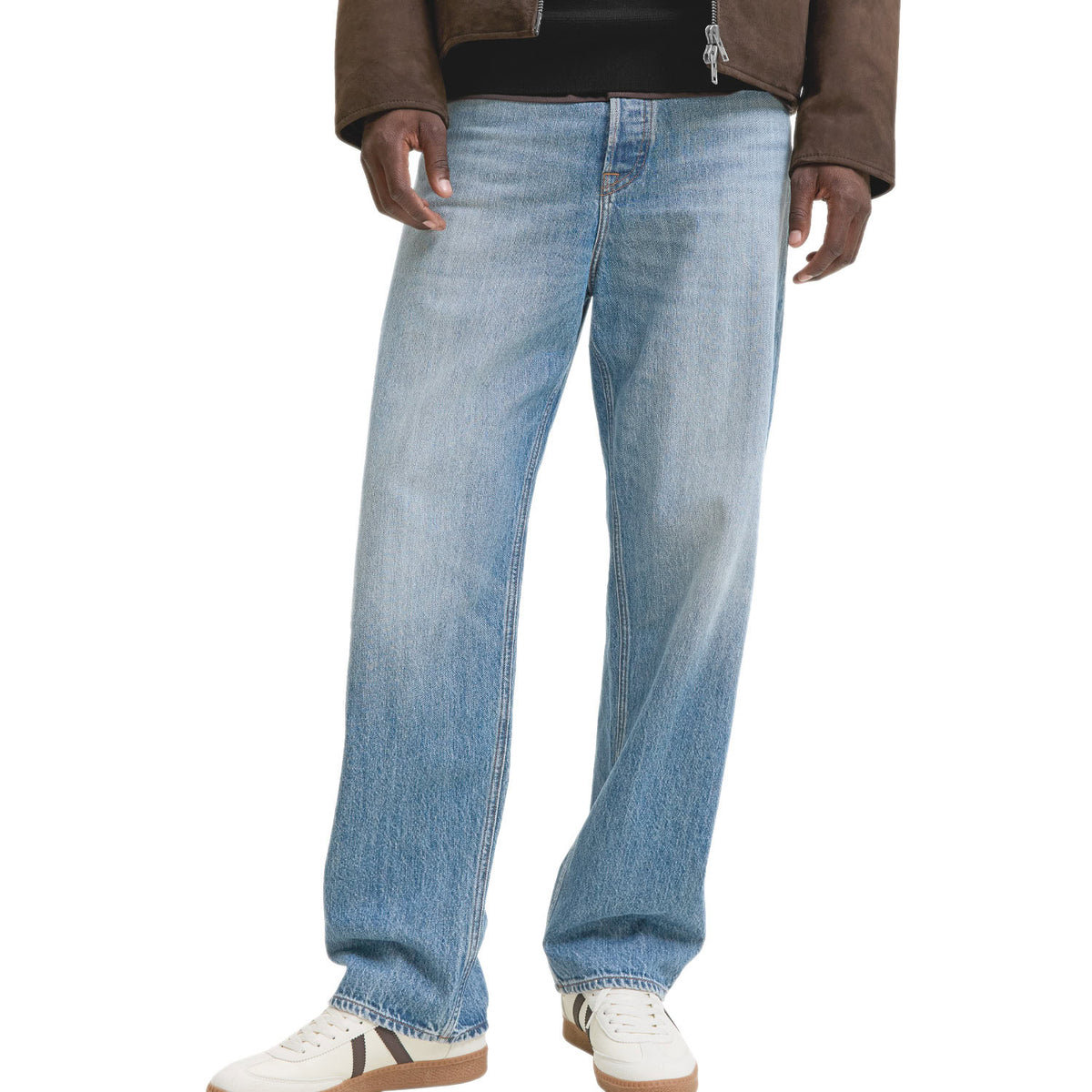 Jeans Baggy Fit Puro Cotone ALEX-ORIGINAL 398 Uomo JACKJONES