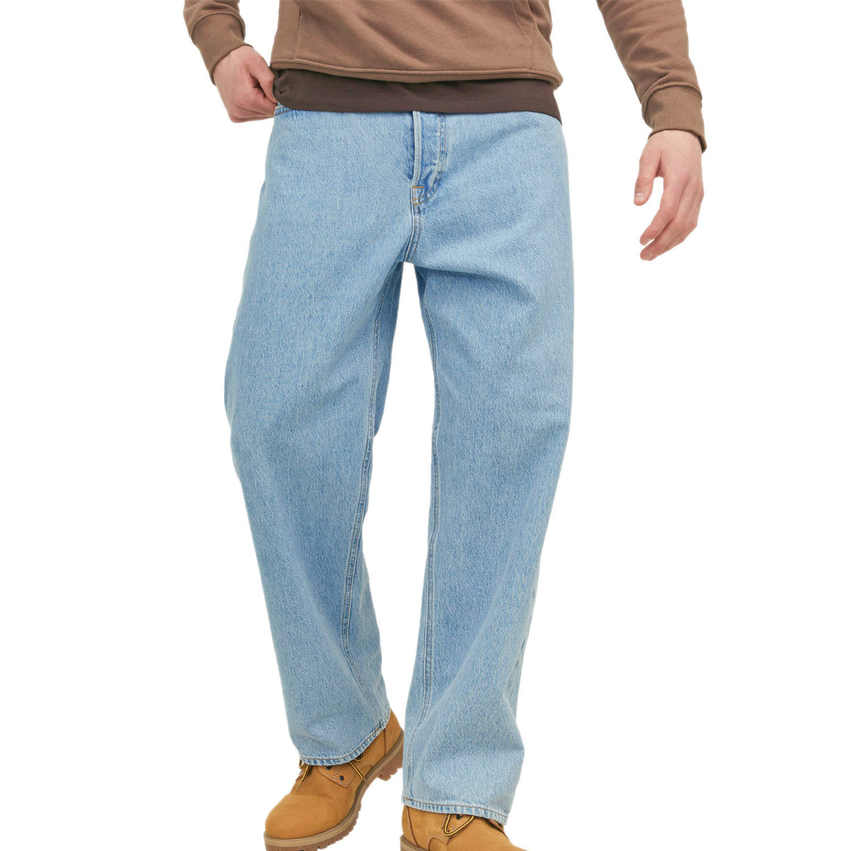 Jeans Baggy Fit Puro Cotone ALEX-ORIGINAL 304 Uomo JACKJONES