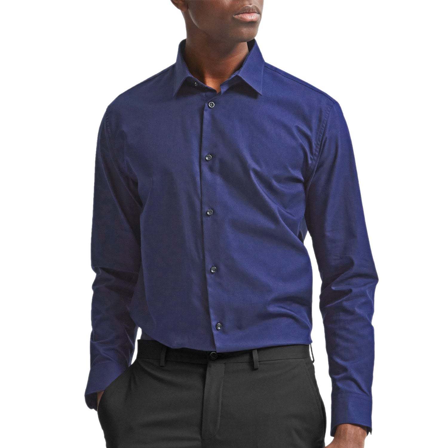 Camicia Classica Slim Fit Puro Cotone ETHAN-SHIRT Uomo SELECTED