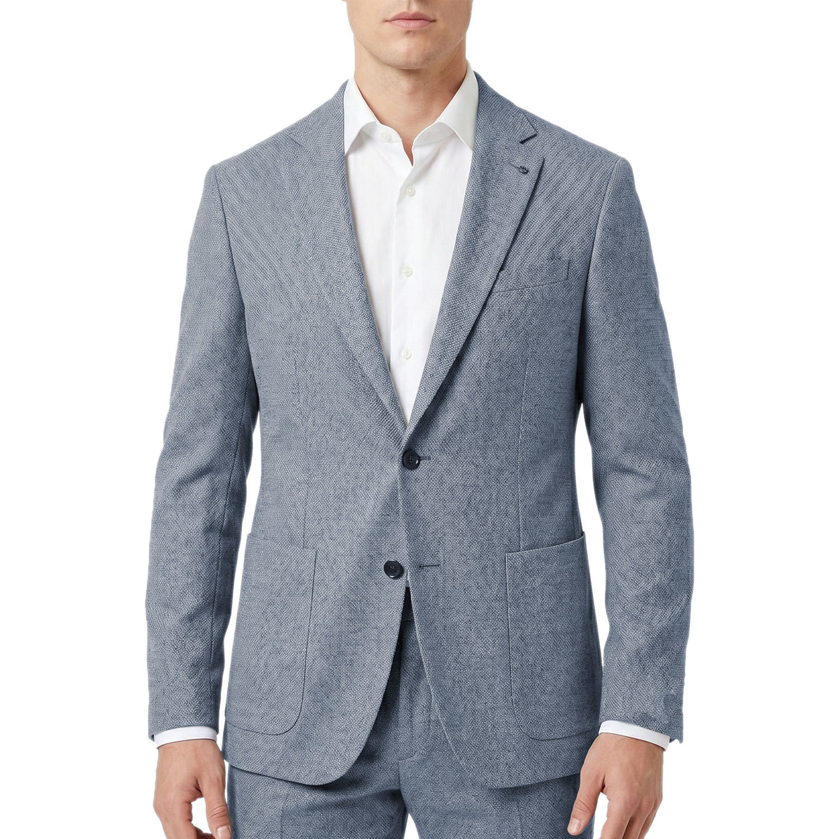 Blazer Operato Misto Lino MK1960130 Uomo MARKUP