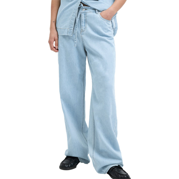 Jeans Palazzo Coulisse Misto Lino SURA Donna JJXX