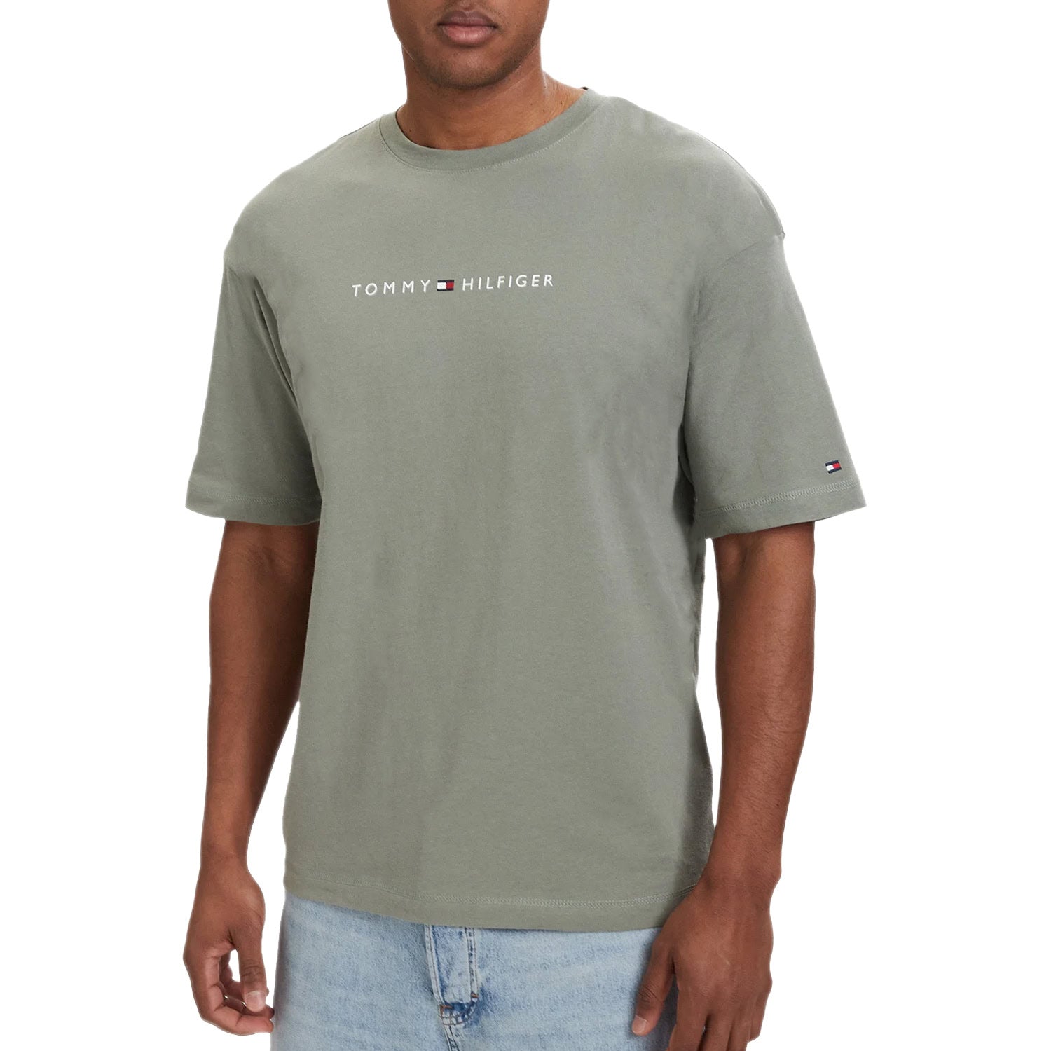 T-Shirt Oversize Text Logo UM03643 Uomo TOMMY HILFIGER