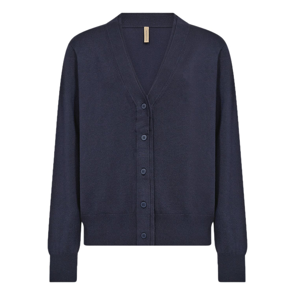 Cardigan in Maglia Scollo "V" Misto Viscosa DOLLIE811 Donna SOYACONCEPET