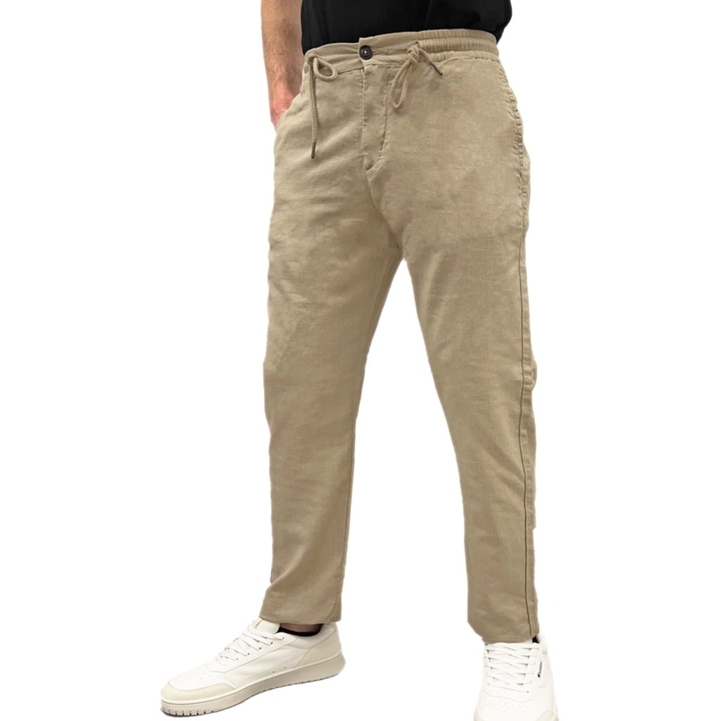 Pantalaccio Misto Lino Straight Fit PMC207 Uomo CENSURED
