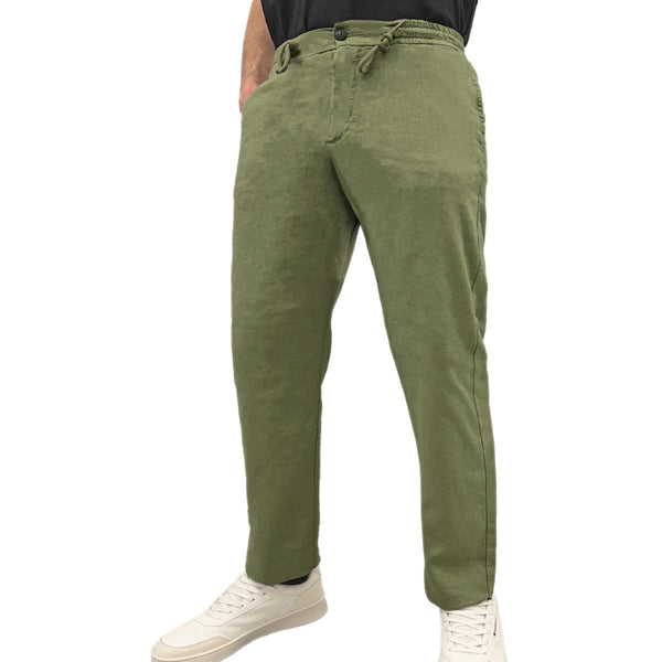 Pantalaccio Misto Lino Straight Fit PMC207 Uomo CENSURED