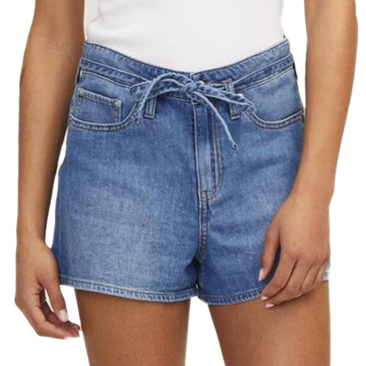 Short Denim Laccio Misto Lino PIXI-SHORT Donna JJXX