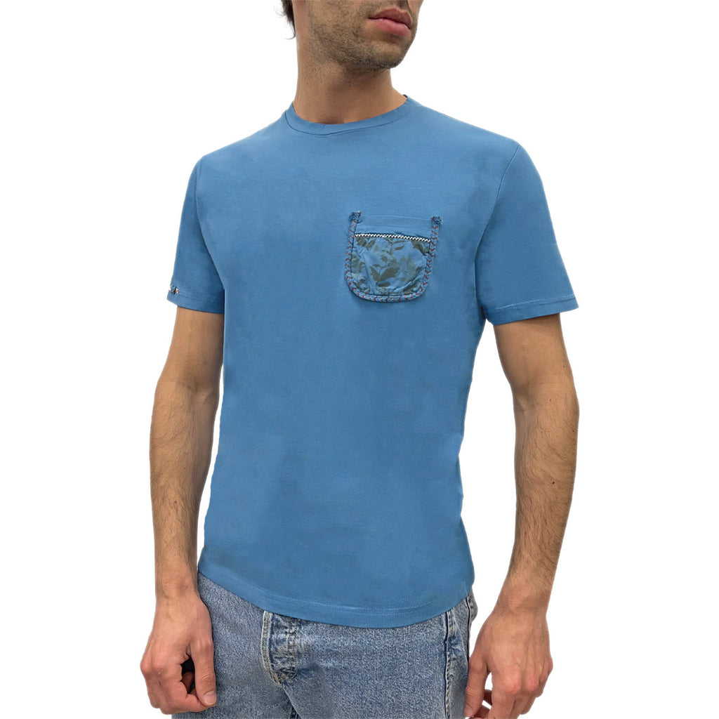T-Shirt Taschino Ricamato 891054 Uomo MARKUP
