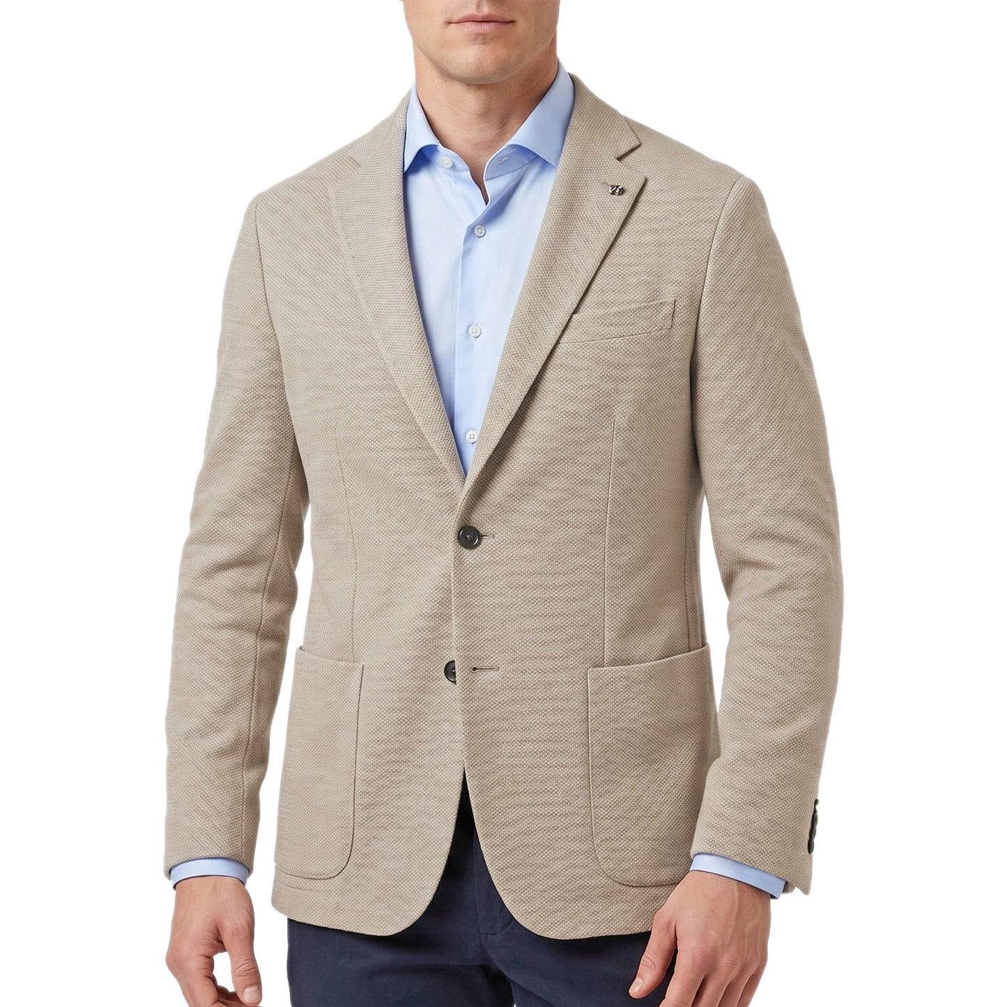 Blazer Operato Misto Lino MK1960130 Uomo MARKUP