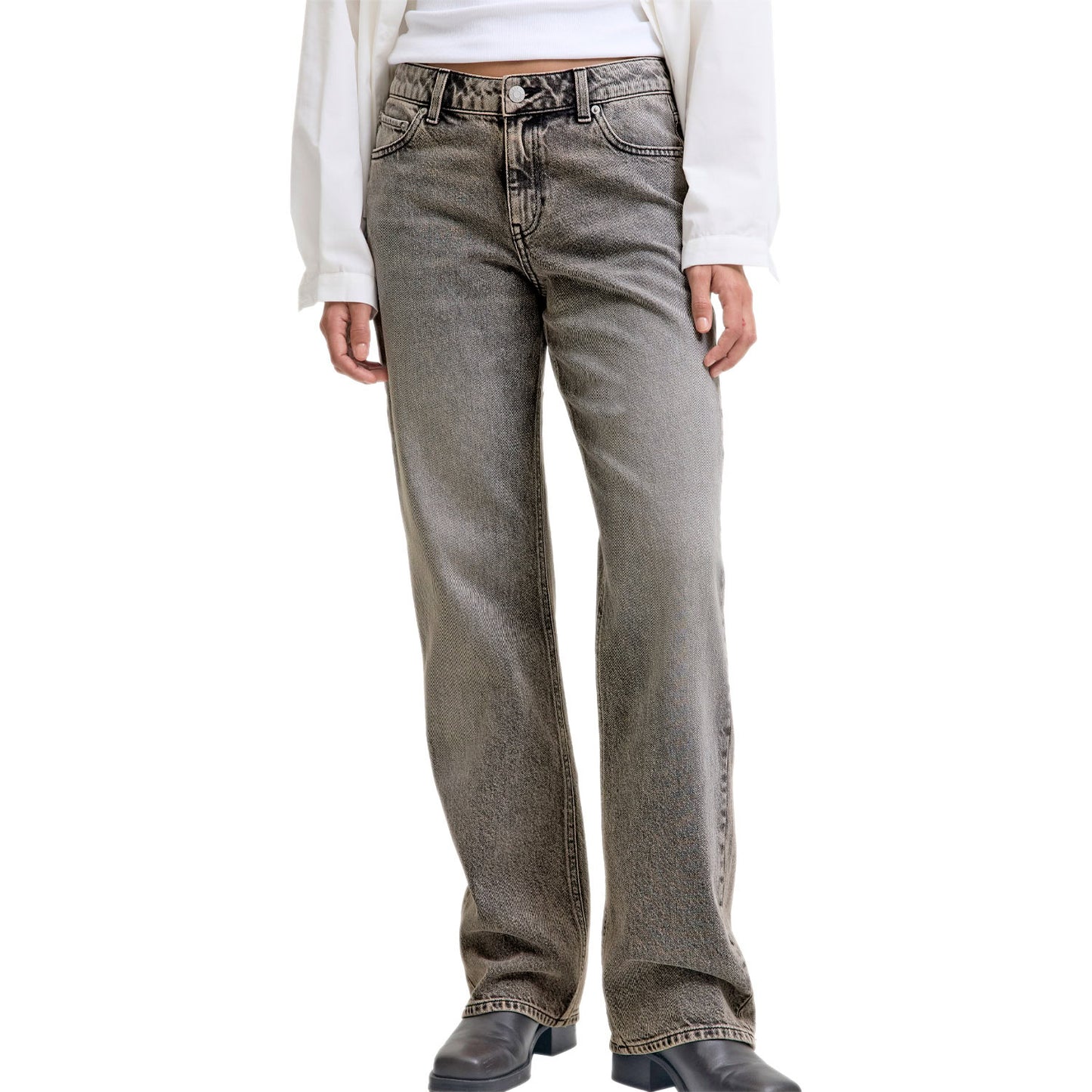 Jeans Loose Fit Puro Cotone SEVILLE Donna JJXX
