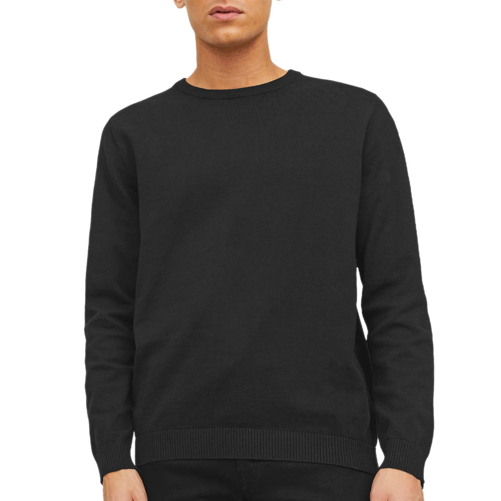 Maglia Classica Girocollo Puro Cotone BASIC-KNIT Uomo JACKJONES