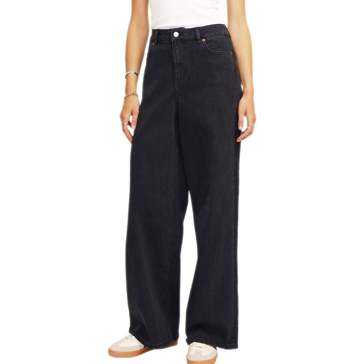 Jeans Palazzo Vita Alta 79.Cotone TOKYO-WIDE Donna JJXX