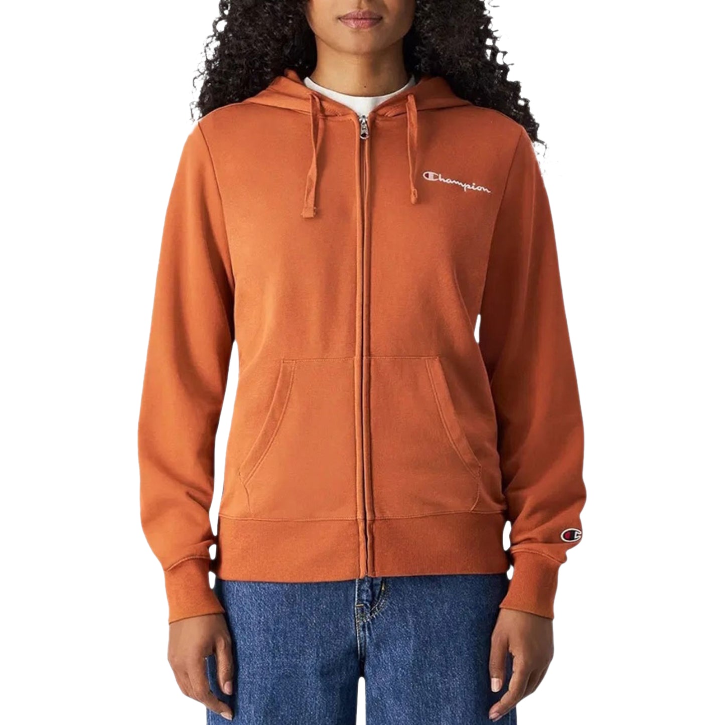 Felpa Garzata Zip Cappuccio 118099 Donna CHAMPION