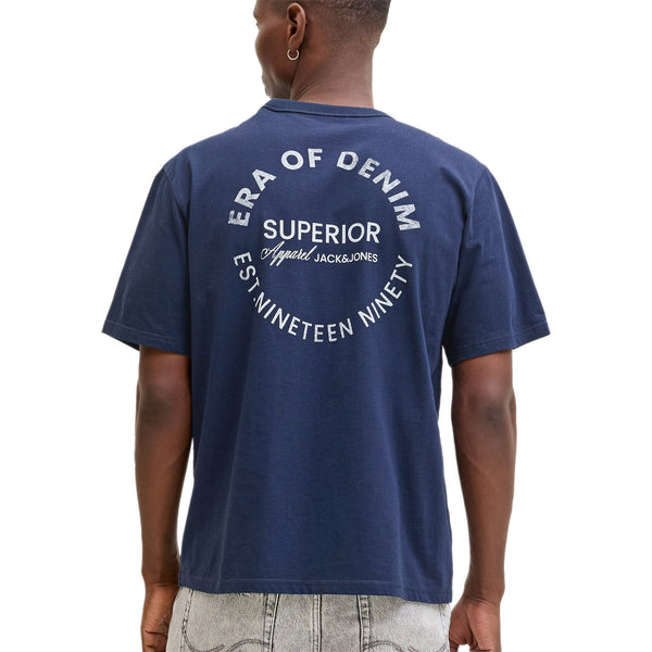 T-Shirt Stampa Fronte Retro DOVER Uomo JACKJONES