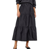 Gonna Balze Lunga Vita Elastica NETTI127 Donna SOYACONCEPT