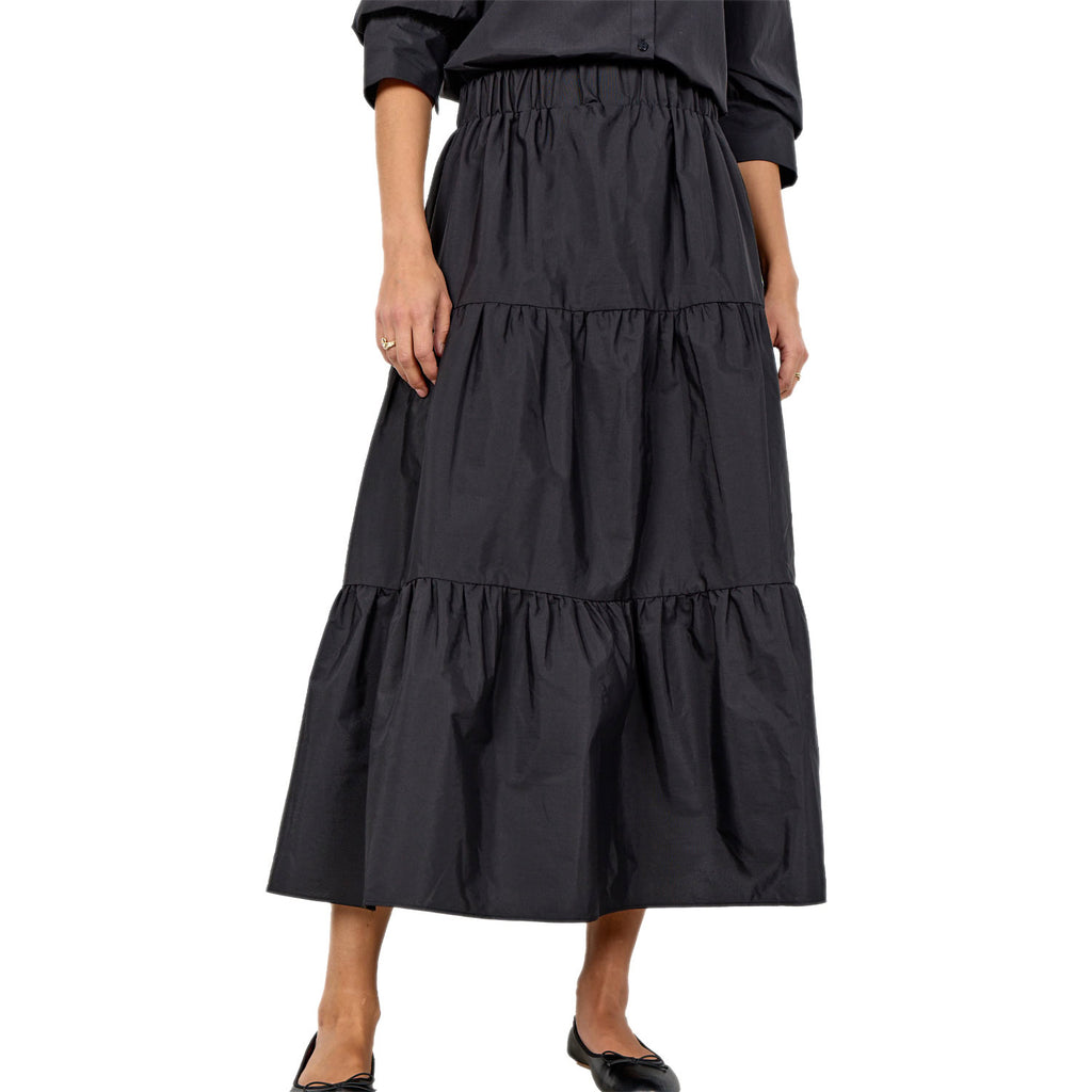 Gonna Balze Lunga Vita Elastica NETTI127 Donna SOYACONCEPT