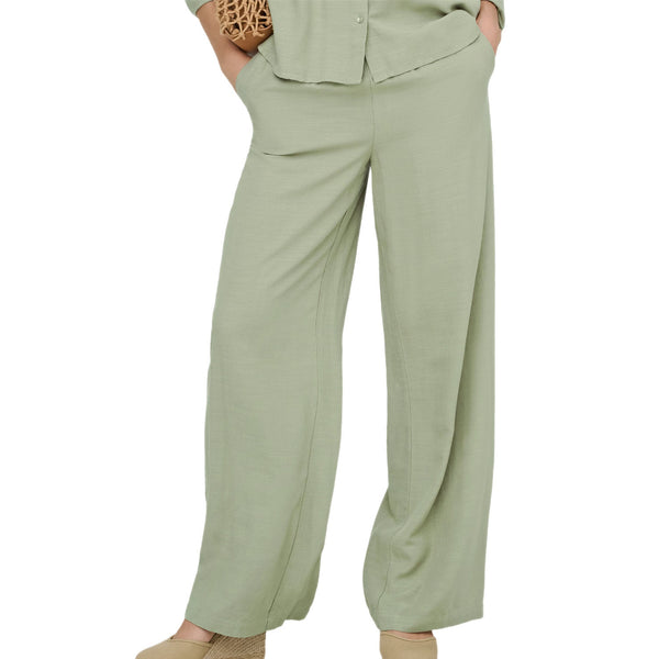 Pantalone Palazzo Coulisse Misto Lino CAYA-LINEN Donna JDY