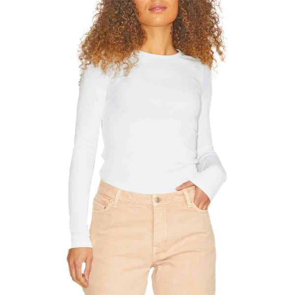 Maglietta Girocollo Slim Fit Costine FREYA-TEE Donna JJXX