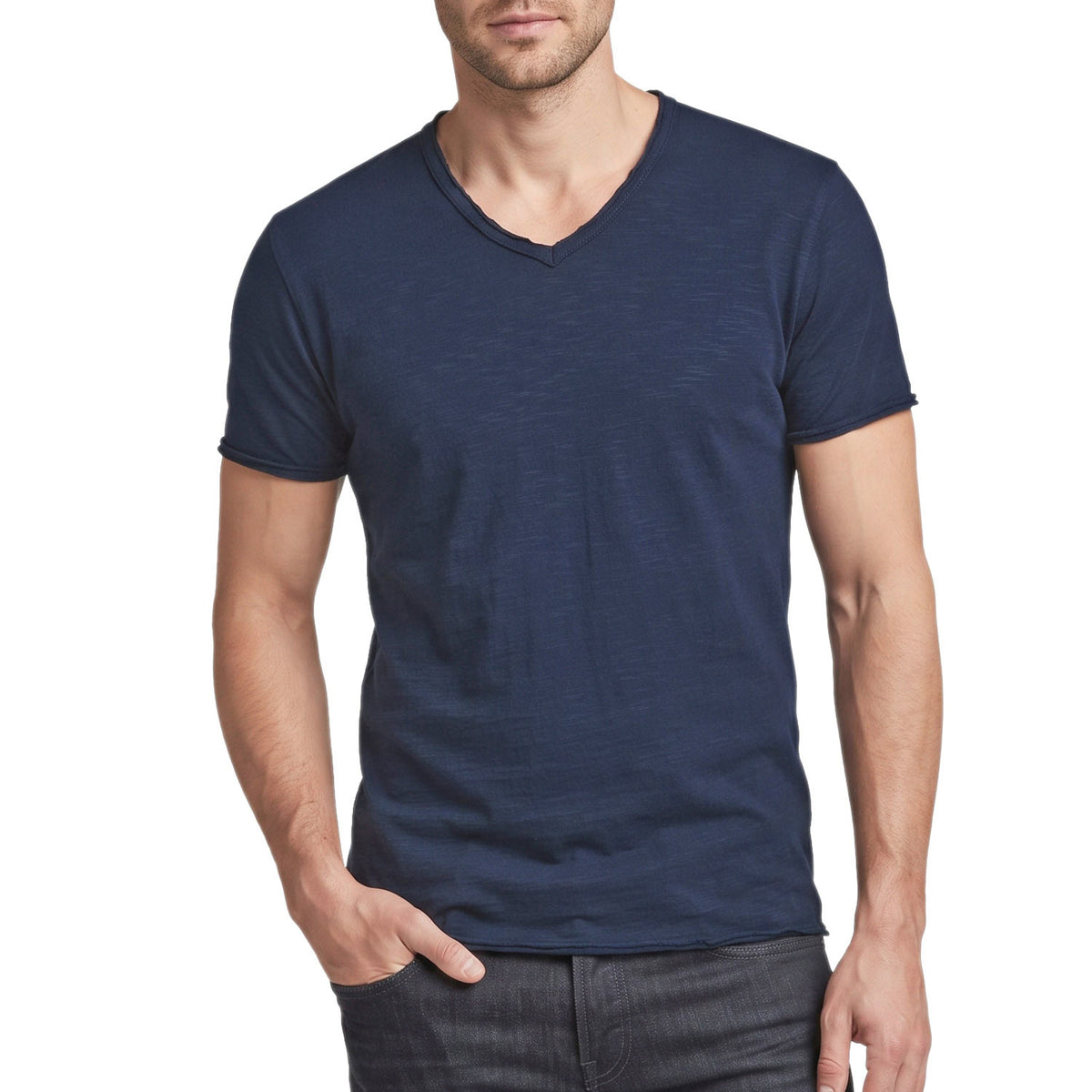 T-Shirt Scollo V Orli Vivi TM6426 Uomo CENSURED