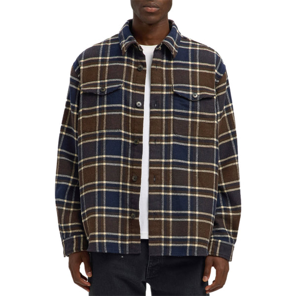 Camicia Scozzese Misto Lana PABLO-OVERSHIRT Uomo SELECTED