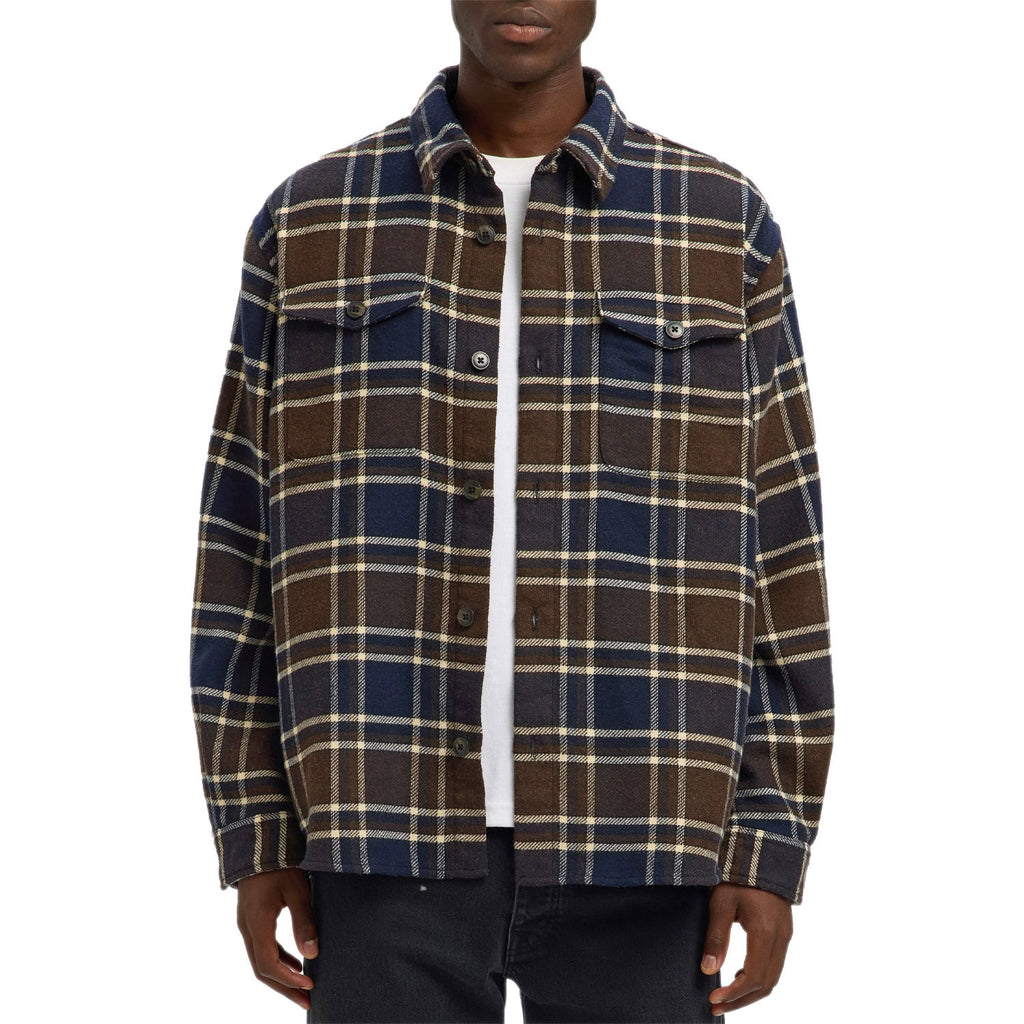 Camicia Scozzese Misto Lana PABLO-OVERSHIRT Uomo SELECTED