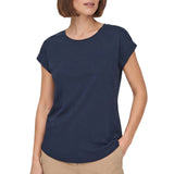 T-Shirt Cotone Fiammato Manica Aletta TW6455JLU6 Donna CENSURED