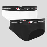 Mutande Slip 2 Pack Logo U20057 Uomo CHAMPION