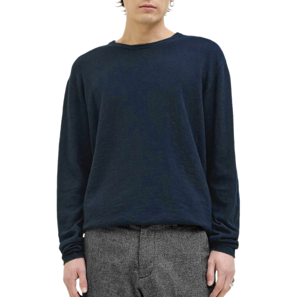 Maglia Girocollo Misto Lino SUMMER-KNIT Uomo JACKJONES