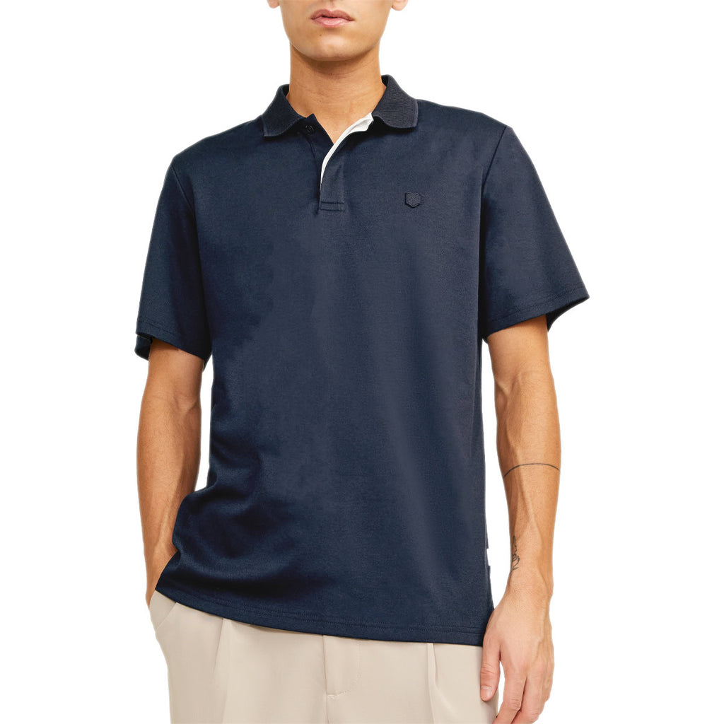 Polo Bottoni Nascosti Misto Cotone CRODNEY Uomo JJ