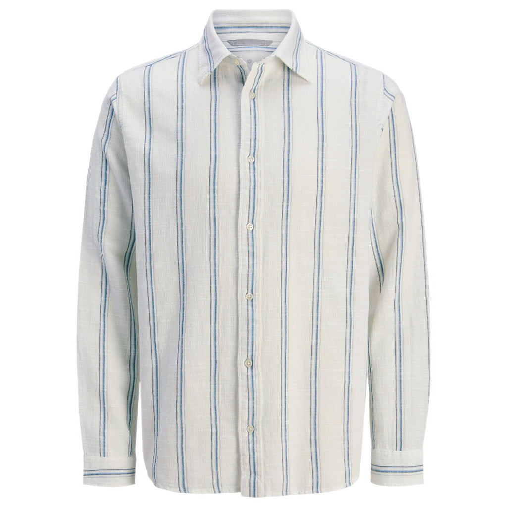 Camicia Garzata Rigata Puro Cotone REGENT-DOBBY Uomo J&J