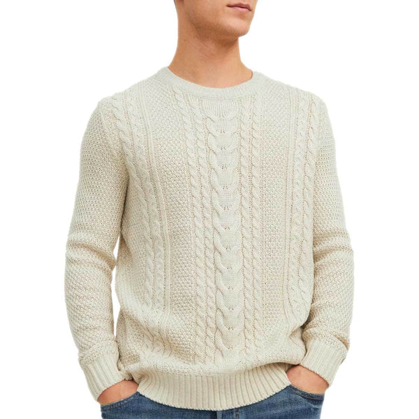 Maglione Girocollo Trecce CRAIG Uomo JACK&JONES