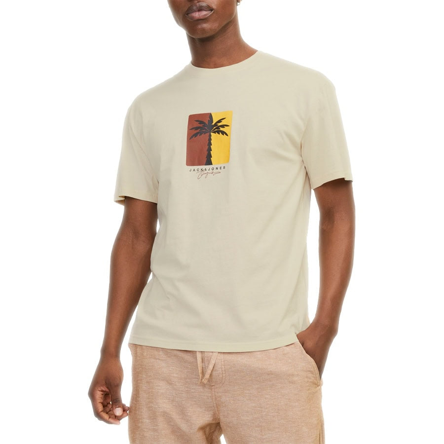 T-Shirt Mini Stampa Centrale MARBELLA Uomo JACKJONES