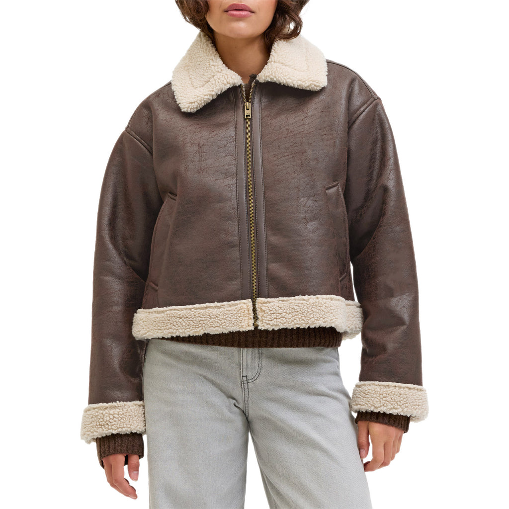 Giubbotto Montone Ecologico SVEA-AVIATOR Donna JJXX