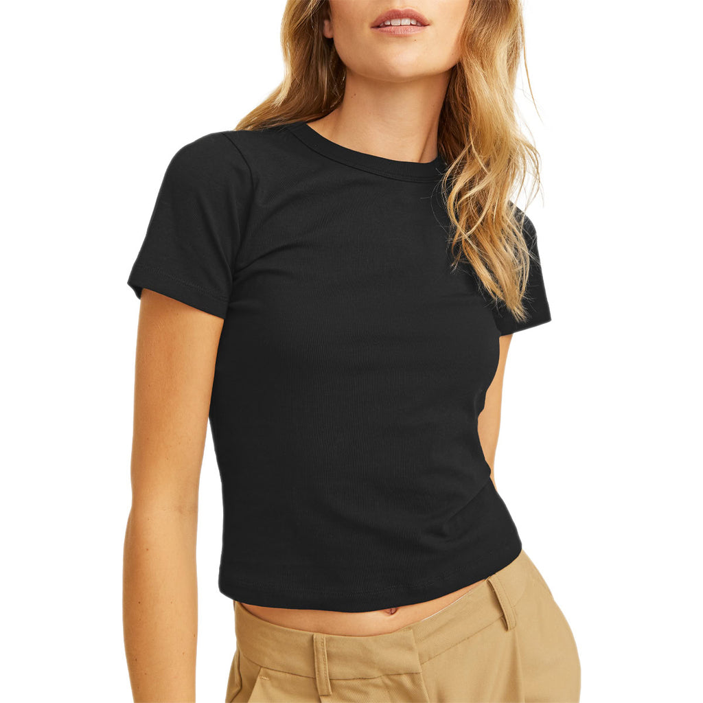 T-Shirt Slim Fit Crop Elasticizzata GIGI Donna JJXX