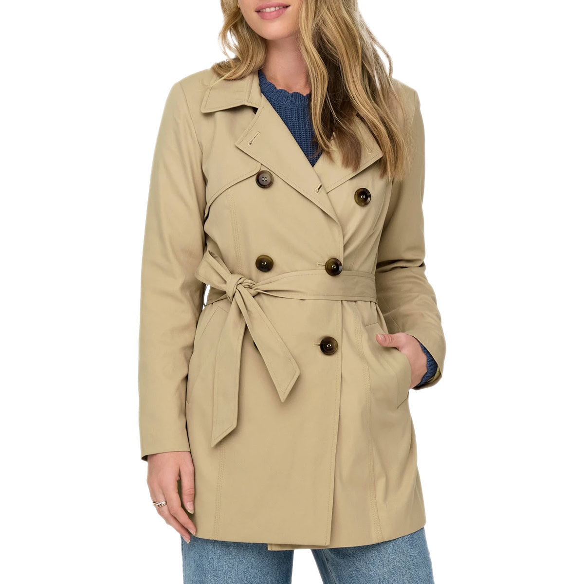 Trench Soprabito Doppiopetto VALERIE-TRENCH Donna ONLY