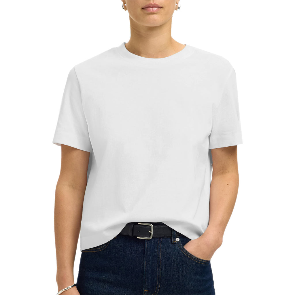 T-Shirt Oversize Puro Cotone ESSENTIAL-BOXY Donna SELECTED