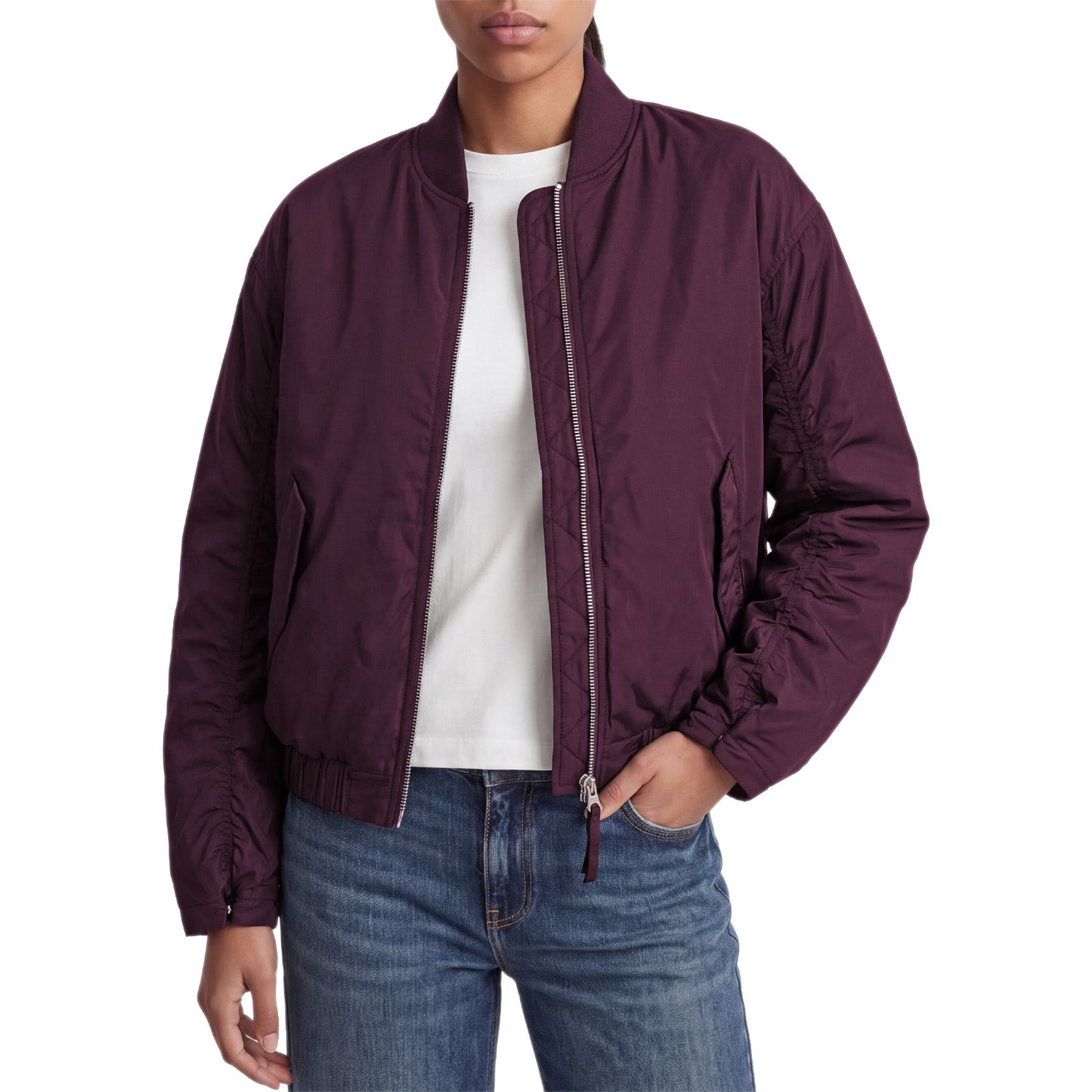 Giubbino Bomber Imbottito Over Crop BREE-BOMBER Donna JJXX