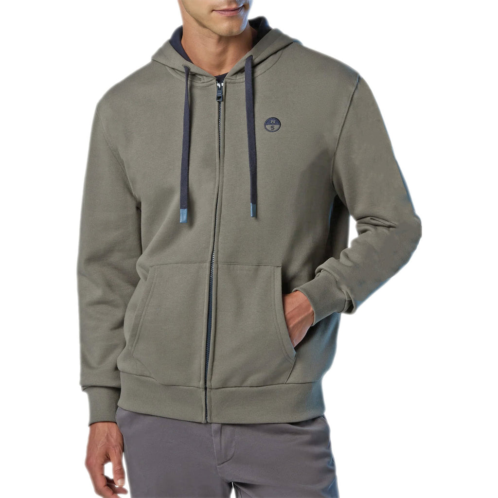 Felpa Felpata Zip Cappuccio 691085 Uomo NORTHSAILS