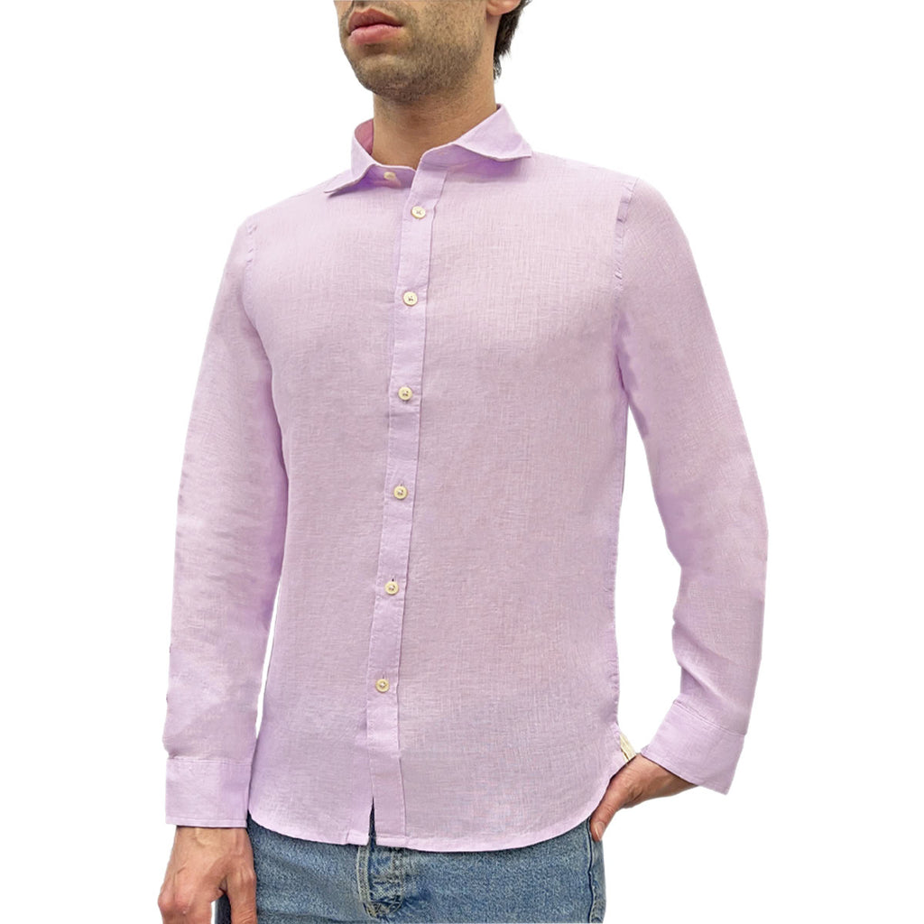 Camicia Puro Lino Collo Francese MK13003 Uomo MARKUP