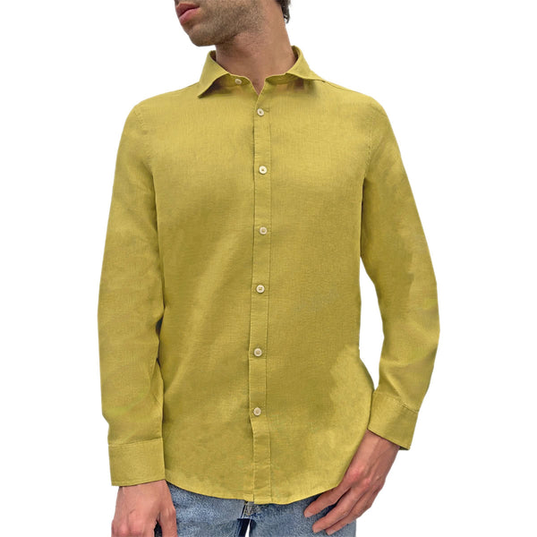 Camicia Puro Lino Collo Francese MK13003 Uomo MARKUP