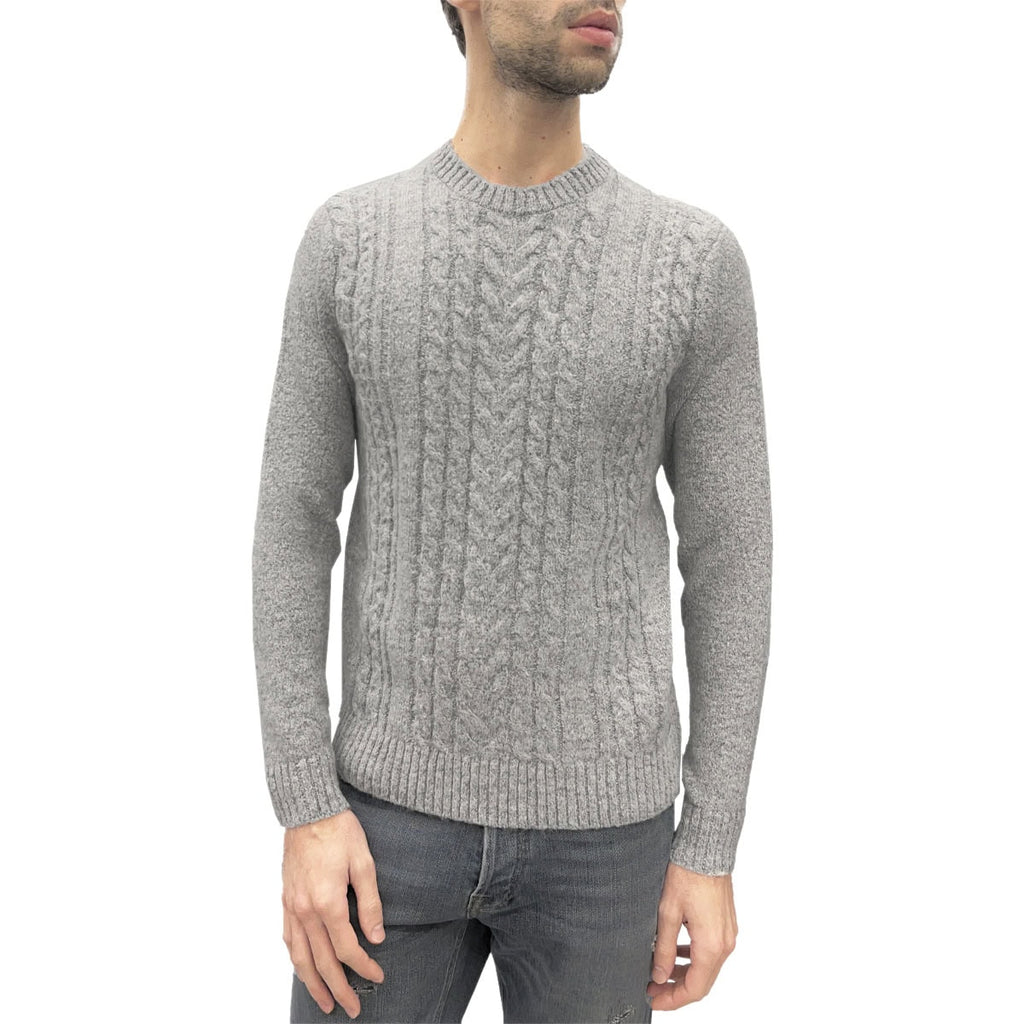 Maglione Girocollo Trecce Melange 790074 Uomo MARKUP