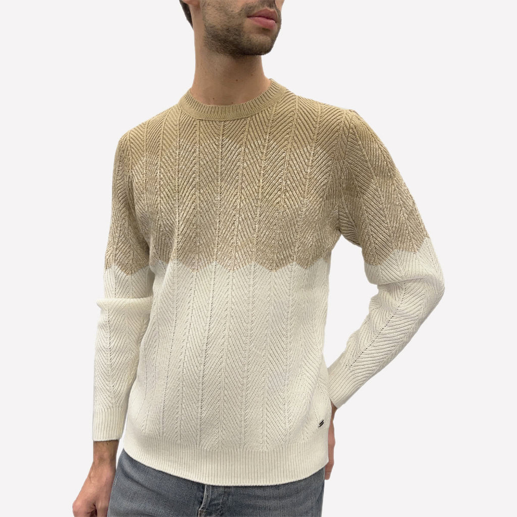 Maglione Spina di Pesce Misto Lana 790063 Uomo MARKUP