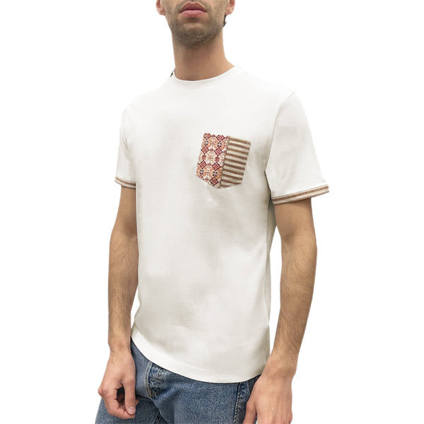 T-Shirt Taschino Dettagli Inserti 891042 Uomo MARKUP