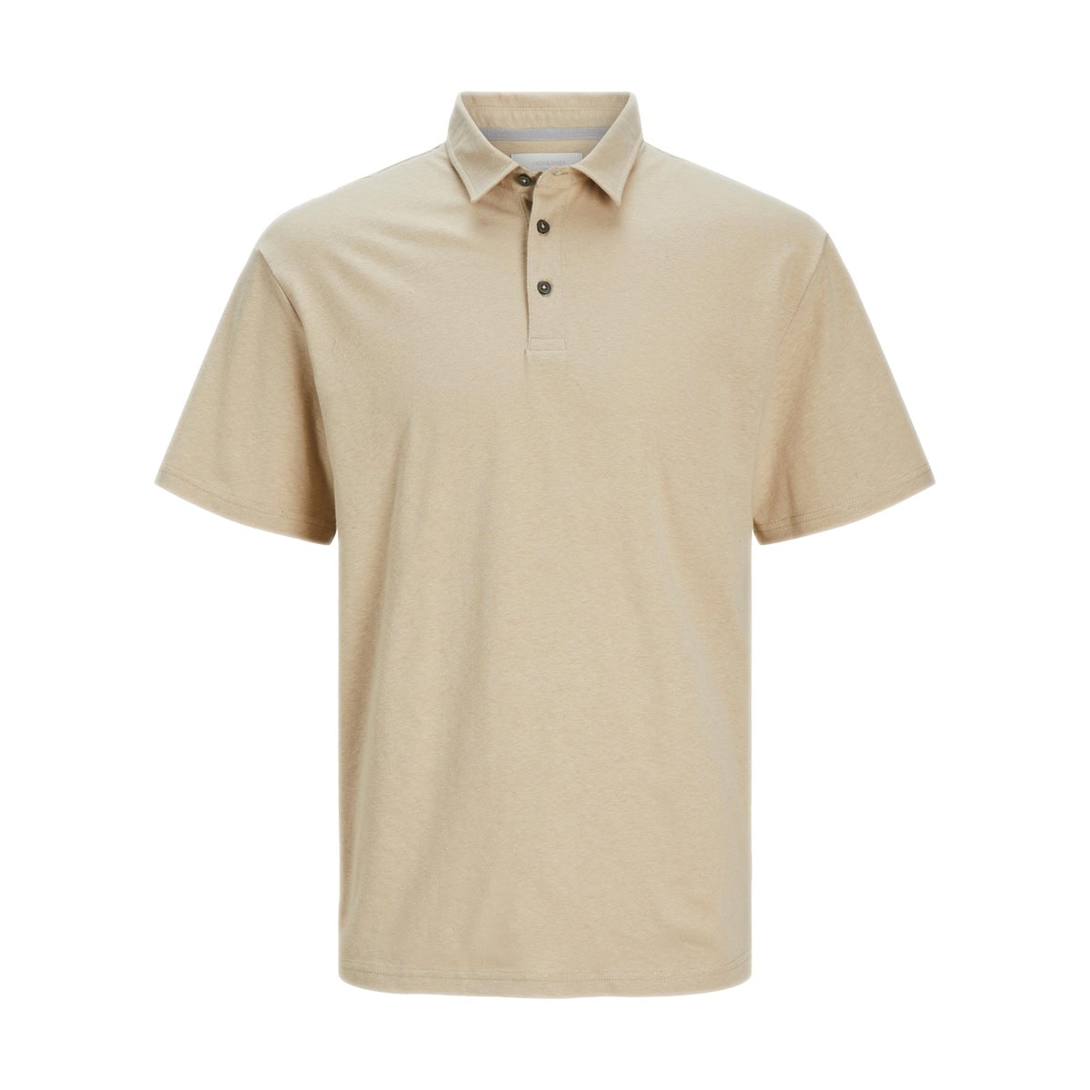 Polo Tinta Unita Misto Lino SOFT-LINEN Uomo JACKJONES